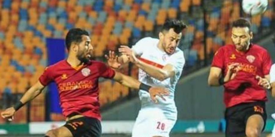 ملخص واهداف الشوط الأول من مباراة الزمالك وسيراميكا - فيديو - الصبح