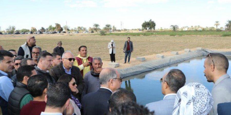 وزراء الزراعة والتخطيط والموارد المائية يفتتحون محطة مطورة للري في سمالوط - الصبح